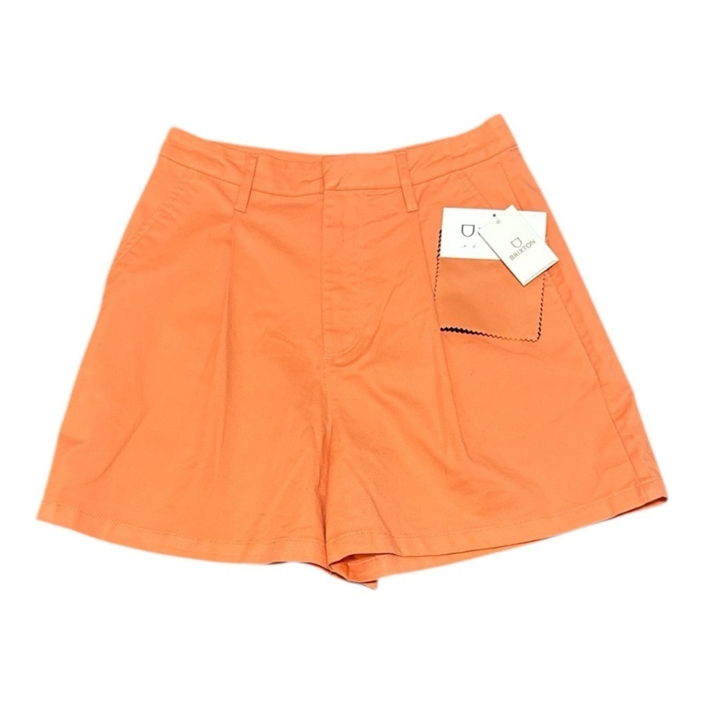 Brixton Coral Orange Victory Trouser  Women's Shorts Size 26 NWT